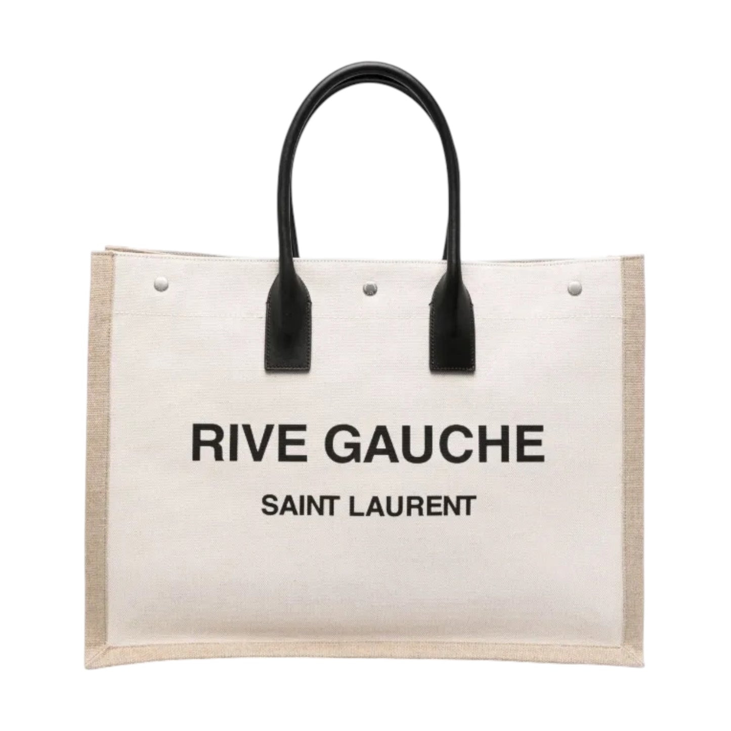 Saint Laurent Rive Gauche Canvas Tote Bag – Large Shopper Tote
