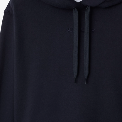 Burberry Talley Embroidery Logo Check Hooded Sweatshirt