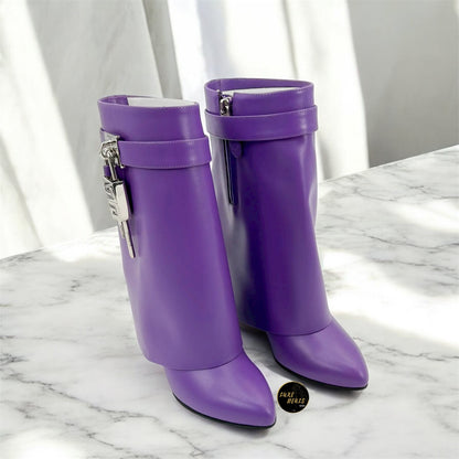 Givenchy violet shark boots