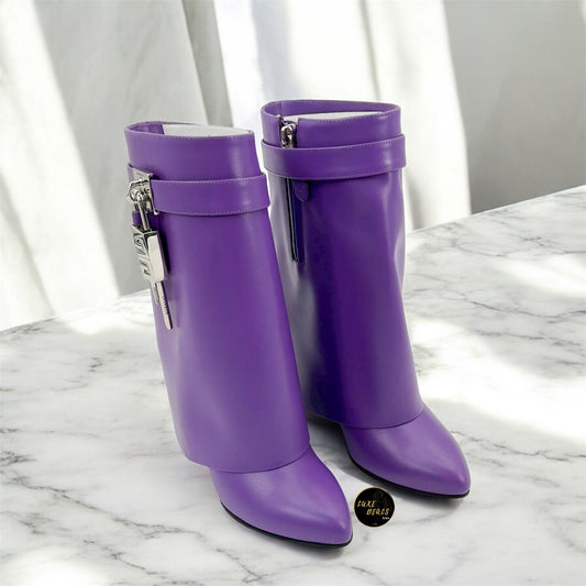 Givenchy violet shark boots