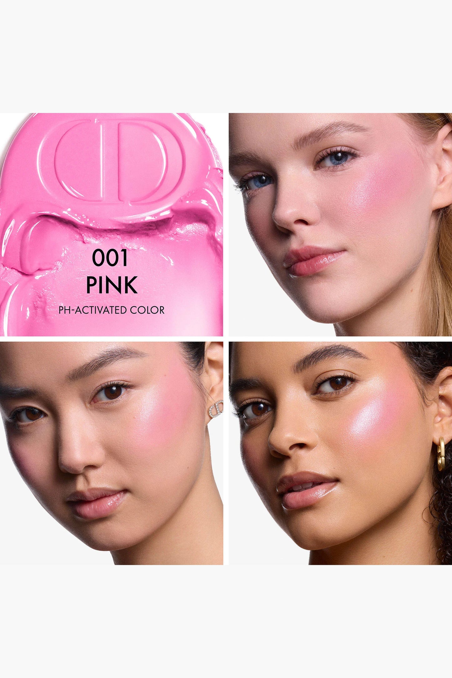 Dior Backstage Rosy Glow Blush Stick -001 Pink - Color-Reviving and pH-Activated Blush Stick