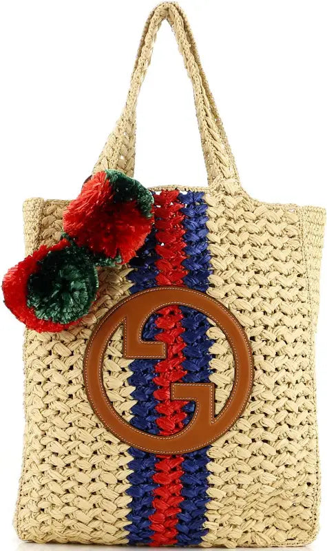 Gucci Raffia Tote