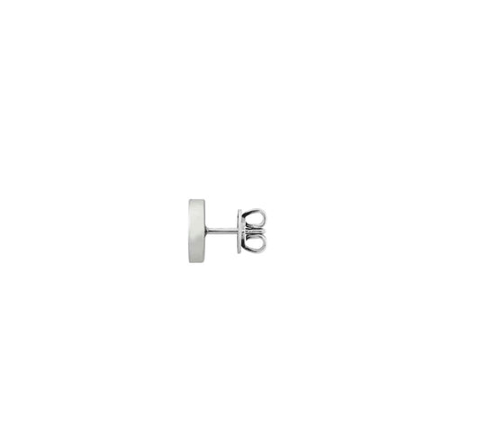 Gucci interlocking sterling silver lilac enamel Studs