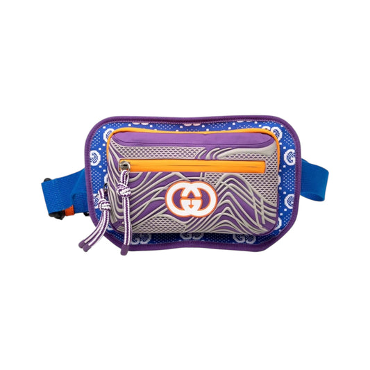 Gucci Nylon Belt Bag Blue