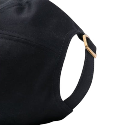 Navy Gucci embroidered baseball cap