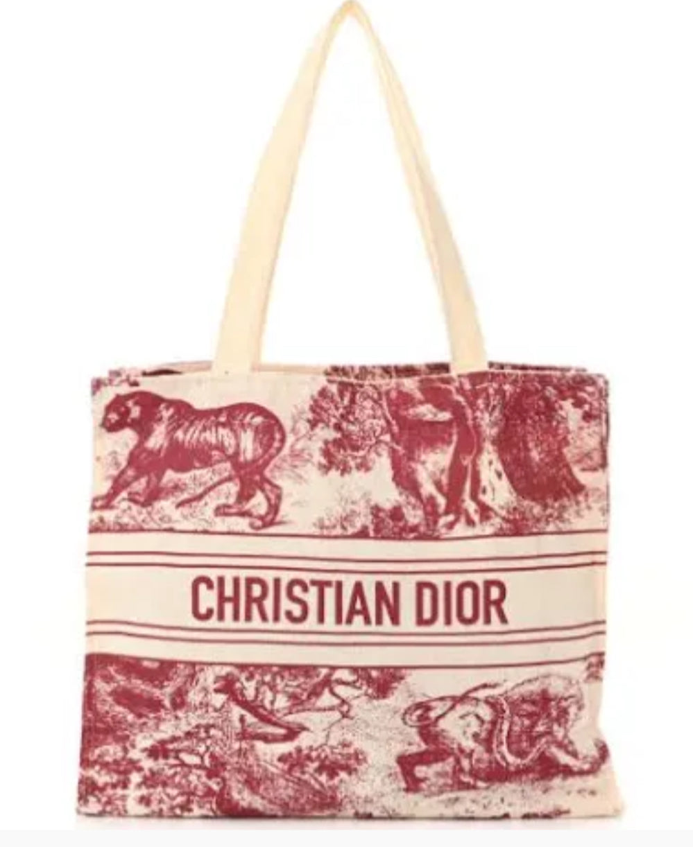 Christian Dior GWP Beauty Straw Tote