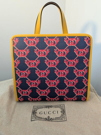 Gucci snail Tote w/ Leather Handles