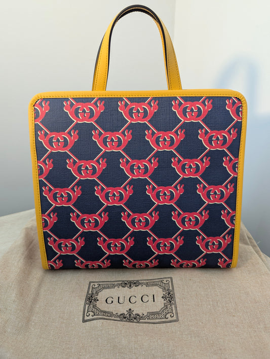 Gucci snail Tote w/ Leather Handles