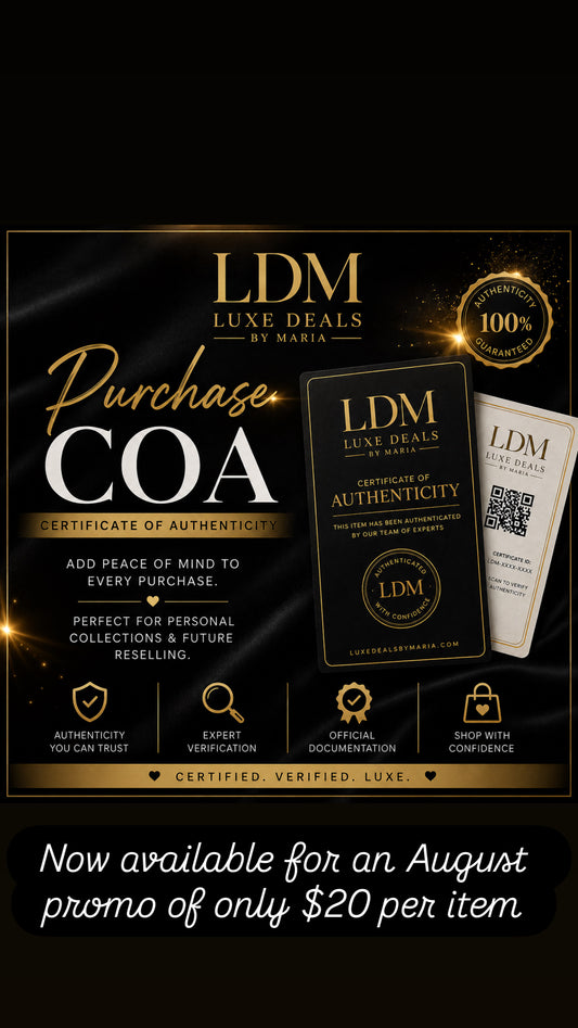 Certificate of Authenticity