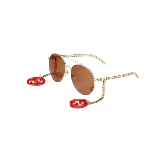 Gucci Aviator Charm Sunglasses