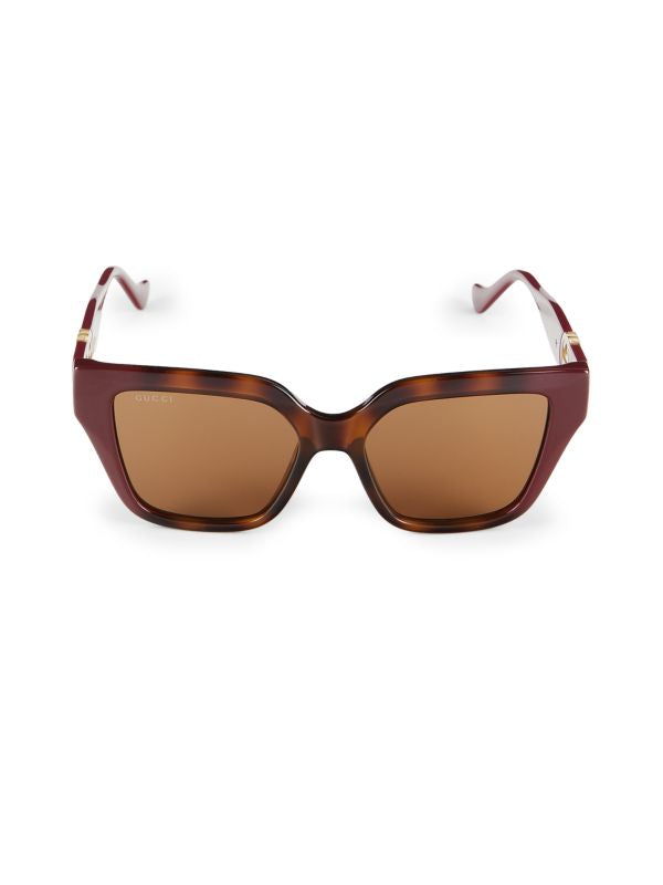 Gucci Tortoise Maroon Sunglasses