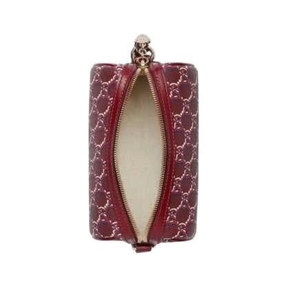 Gucci cylindrical GG Shadow bag in Red