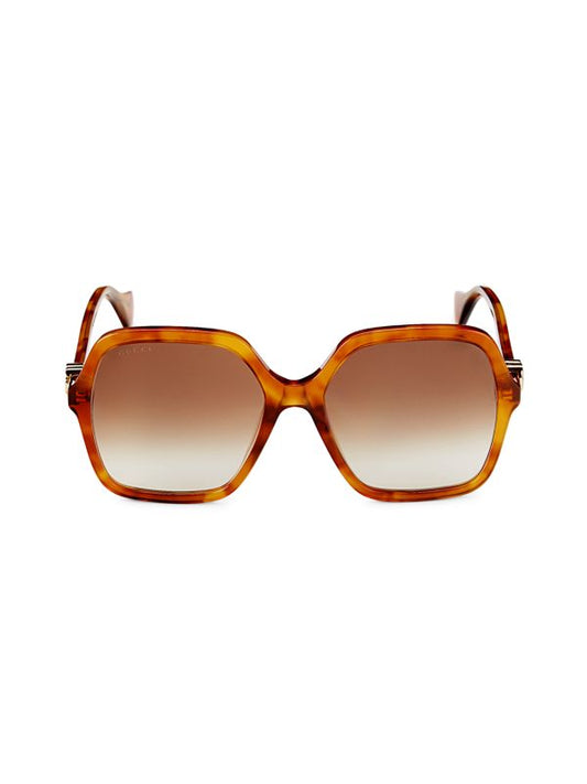 Gucci 56MM Havana sunglasses