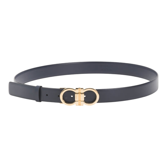 Ferragamo Navy Gancini Belt