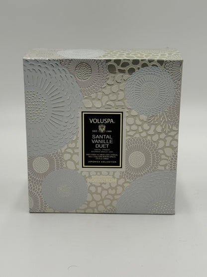 Voluspa Santal Vanille Duet Set – Large Candle & Room Spray Gift Set - EXCLUSIVE / SOLD OUT