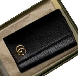Gucci GG Marmont Leather Key Case – Black