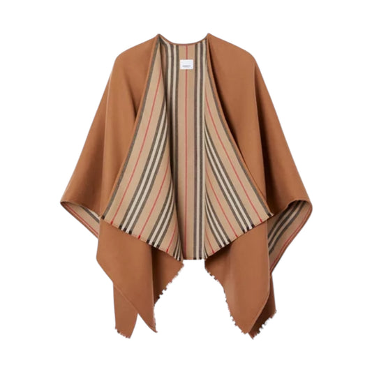 Burberry Icon Stripe Detail Cape