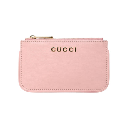Gucci Pink Leather Key Case