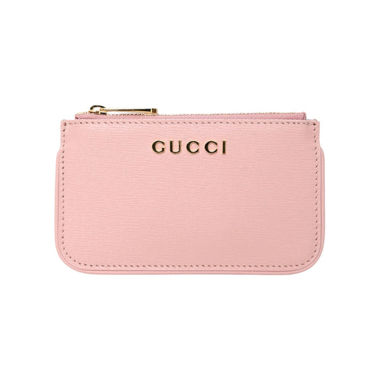 Gucci Pink Leather Key Case