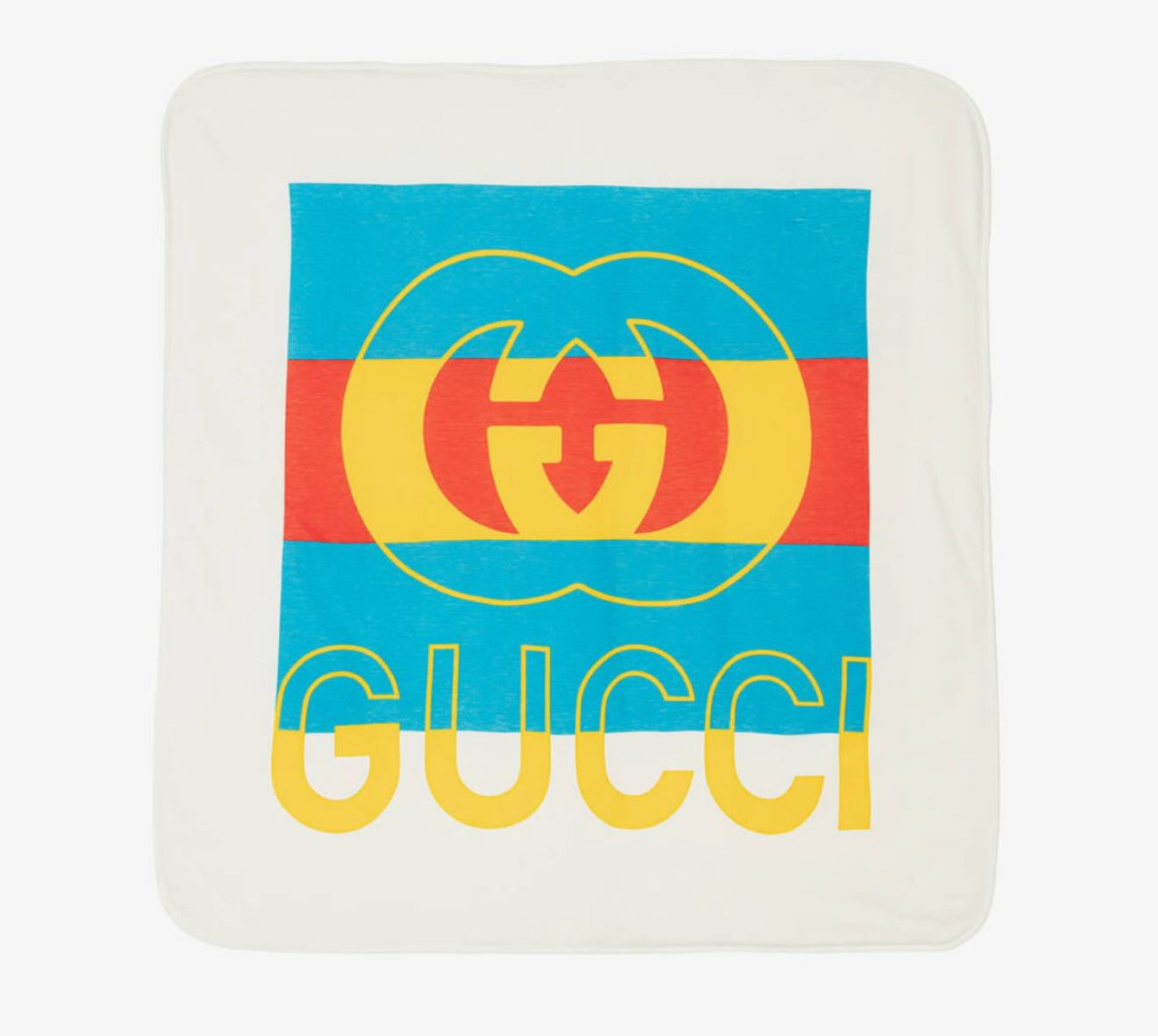Gucci Kids Logo Blanket – Multicolor Stripe GG — Luxury Baby