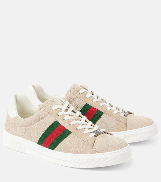 Gucci Suede Ace Sneakers