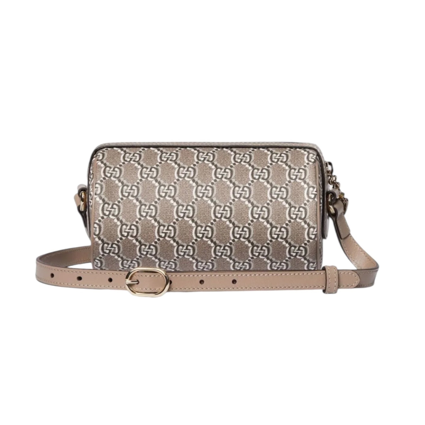 Gucci cylindrical GG Shadow Shoulder/Crossbody bag in Taupe
