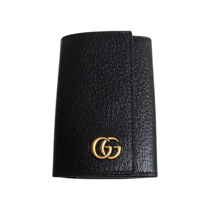 Gucci GG Marmont Leather Key Case – Black