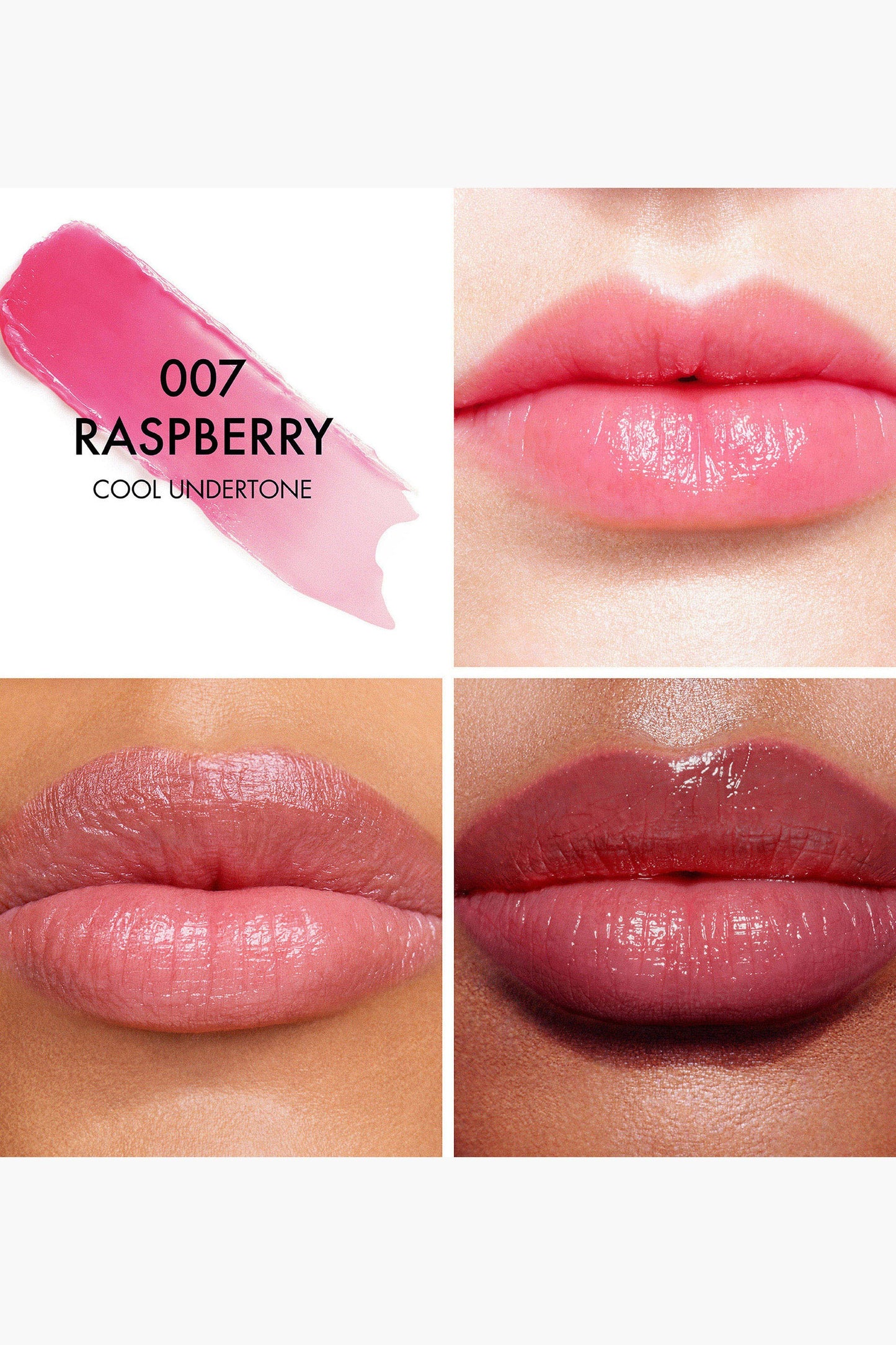 48-Hour Hydrating Lip Balm - 007 Raspberry- pH-Activated