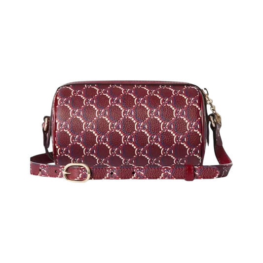 Gucci cylindrical GG Shadow bag in Red