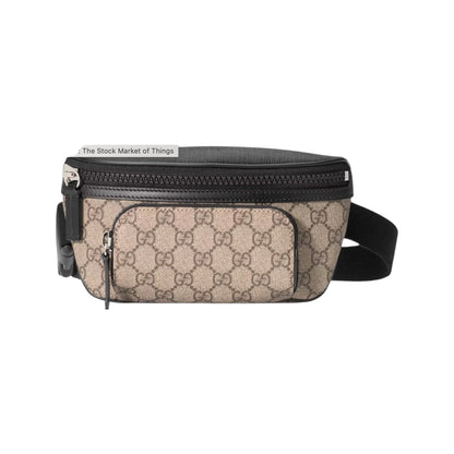 Gucci Small GG Supreme Eden Waist Bag sz 90– Beige Monogram Canvas Waist Pack