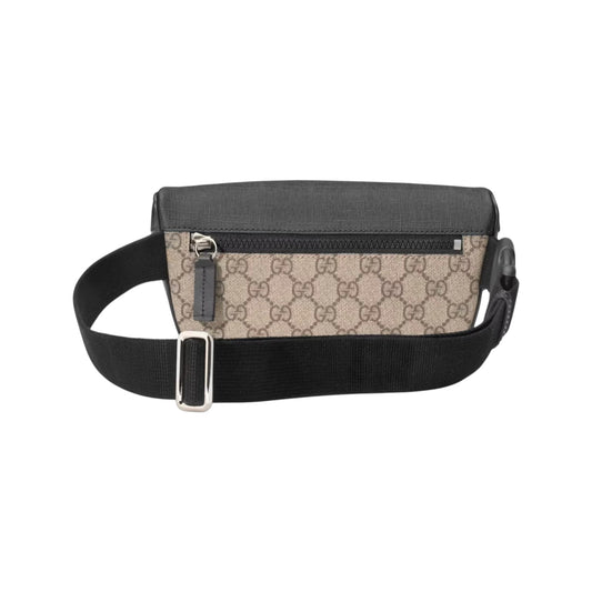 Gucci Small GG Supreme Eden Waist Bag sz 90 —Beige Monogram Canvas Waist Pack