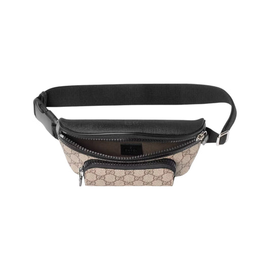 Gucci Small GG Supreme Eden Waist Bag sz 90– Beige Monogram Canvas Waist Pack