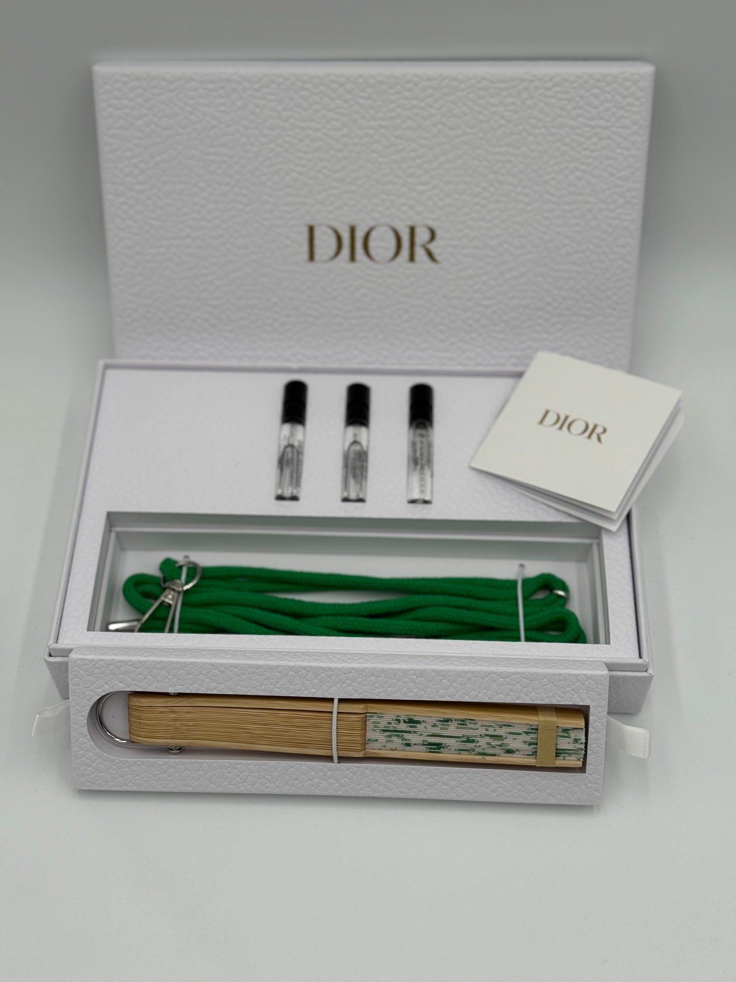 Dior Limited Edition VIP Fan Set – Fragrance Sample Trio | Collectible Gift Box