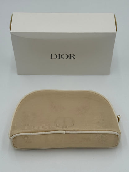 Dior Embroidered Butterfly Beauty Pouch – Limited Edition Zip Cosmetic Case