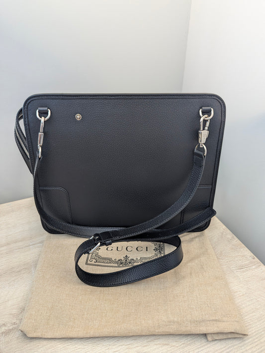 Gucci Large Messenger Wristlet Black