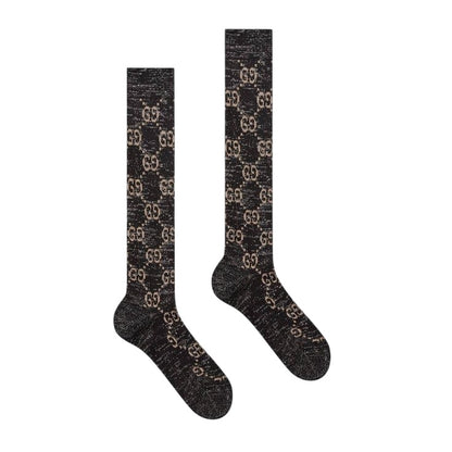 Gucci Over the Calf Socks with Sparkle