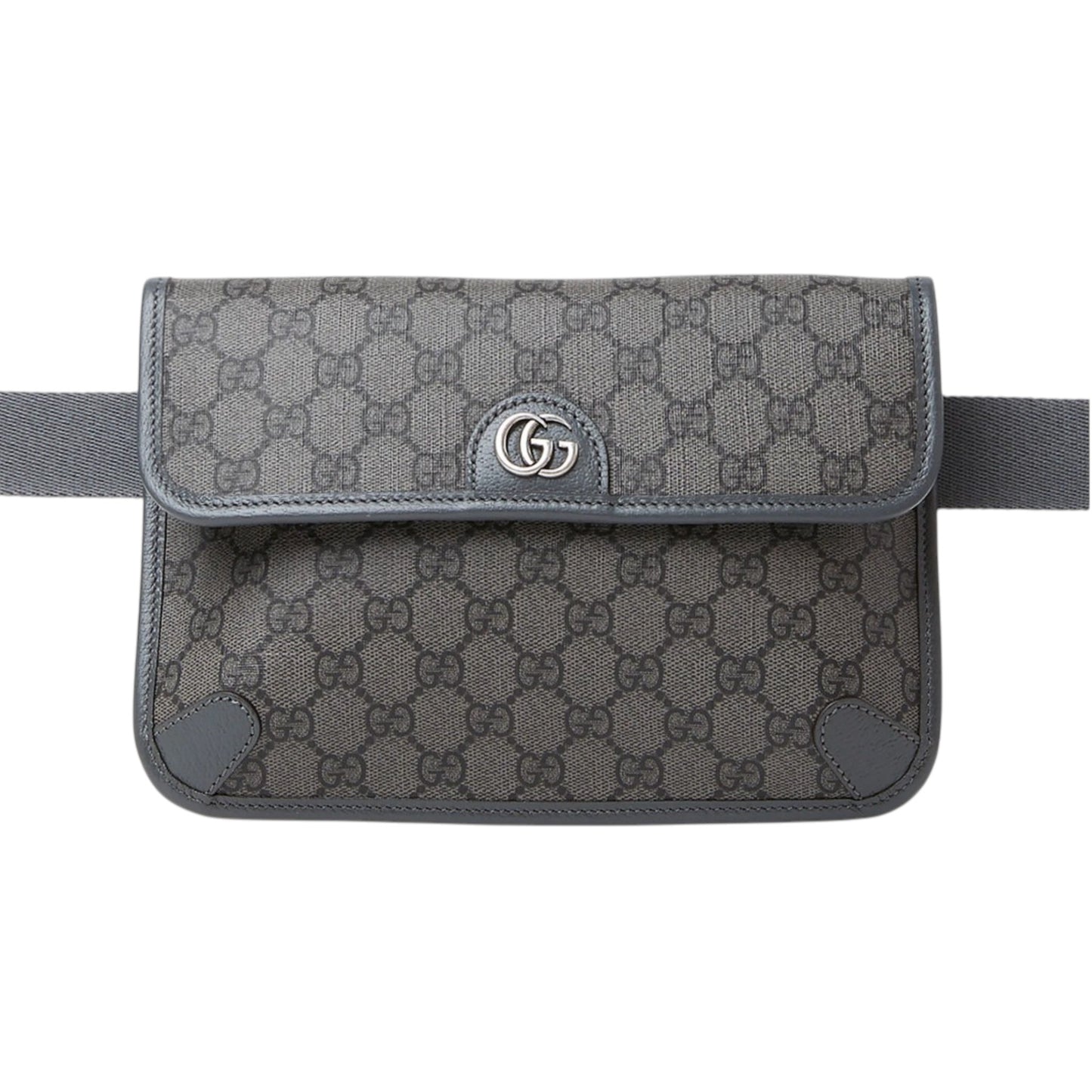 Gucci Ophidia Small Belt Bag GG Supreme Canvas Belt Bag – Grey & Black