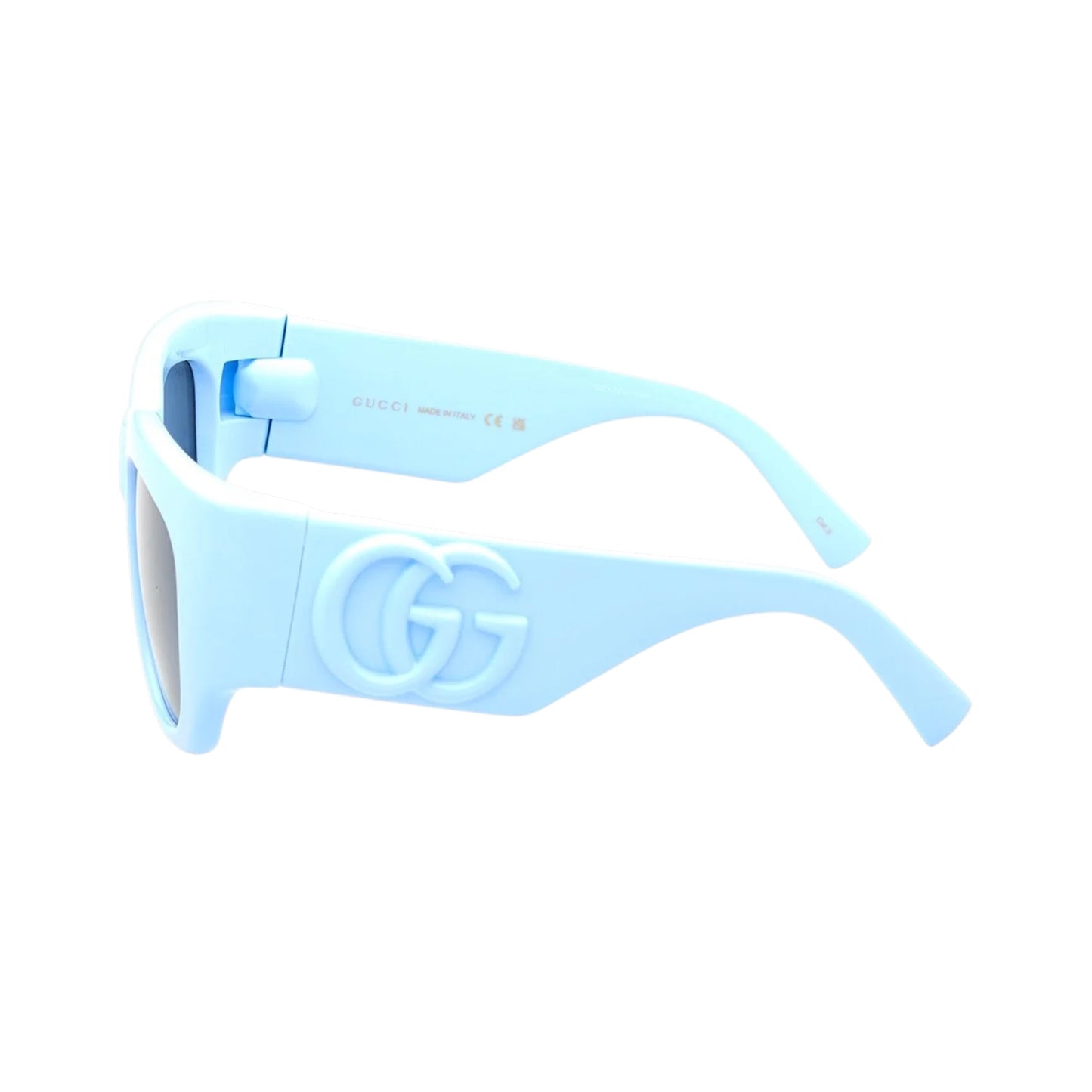 Gucci Interlocking GG Light Blue Square Sunglasses 60mm